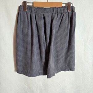 Sandro Textured Charcoal Mini Skirt